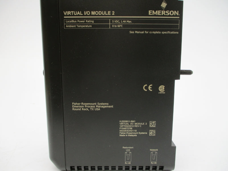 FISHER ROSEMOUNT 12P7032X012 KJ2006X1-BM1 5VDC 1.4A NSMP