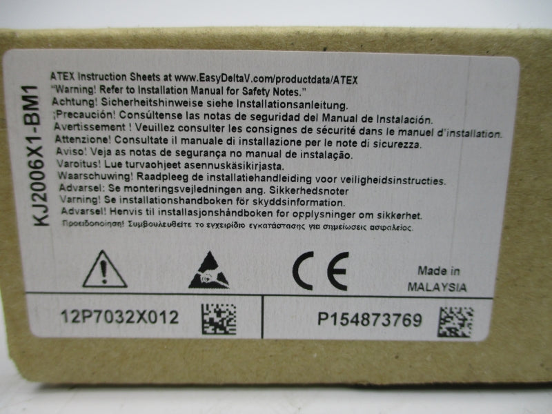 FISHER ROSEMOUNT 12P7032X012 KJ2006X1-BM1 5VDC 1.4A NSMP