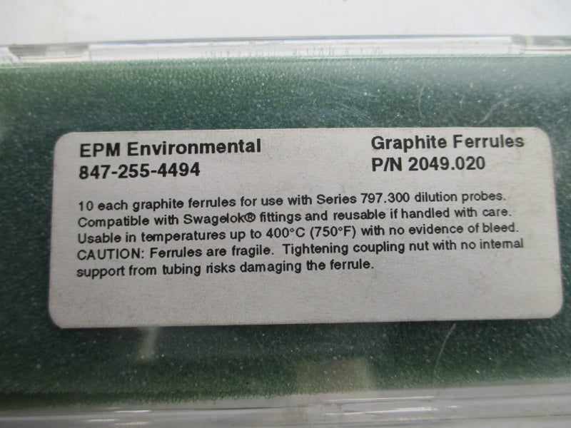 EPM ENVIRONMENTAL 2049.020 (PKG OF 10) NSMP