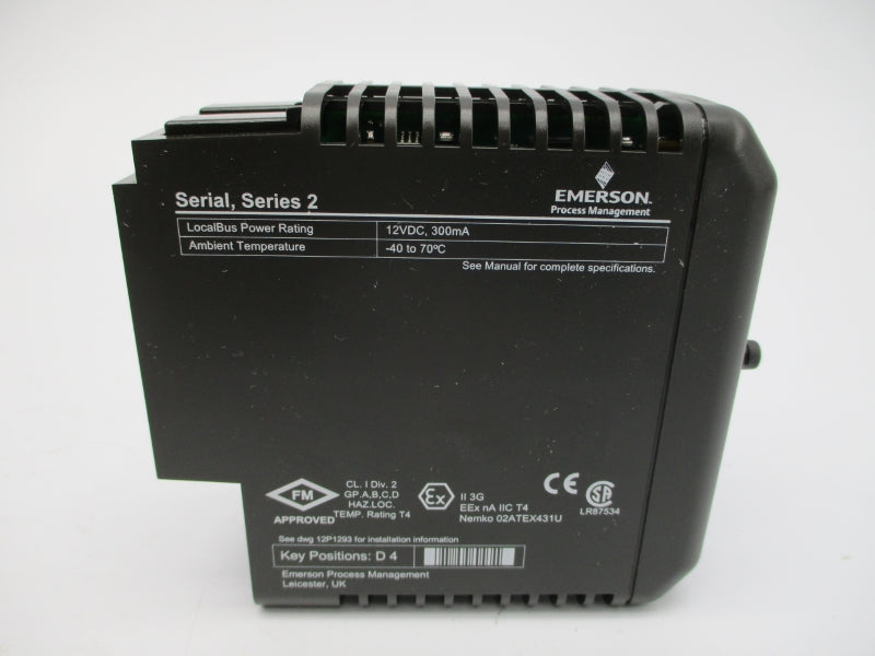 DELTAV 12P2506X062 KJ3241X1-BA1 12VDC NSMP