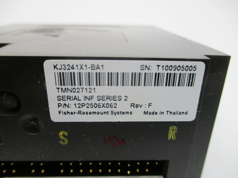 DELTAV 12P2506X062 KJ3241X1-BA1 12VDC NSMP