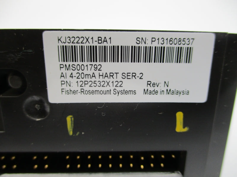 DELTAV 12P2532X122 KJ3222X1-BA1 24VDC NSMP