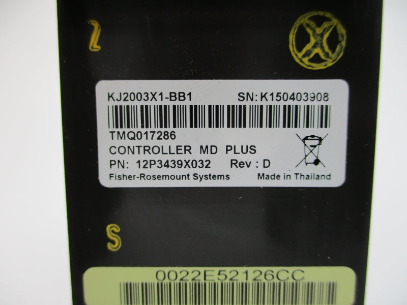 EMERSON 12P3439X032 KJ2003X1-BB1 5VDC REV. D NSMP