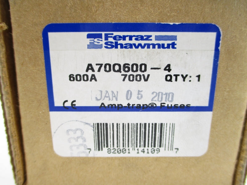 FERRAZ SHAWMUT A70Q600-4 700VAC 600A NSMP