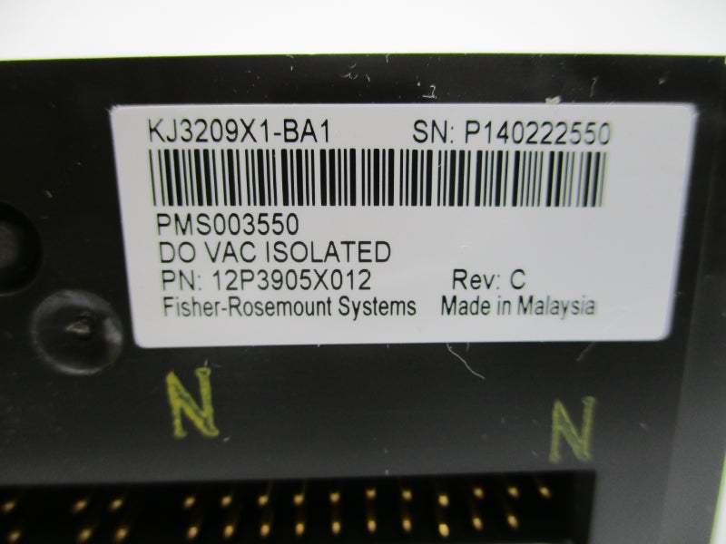 DELTAV 12P3905X012 KJ3209X1-BA1 120/230VAC 3A NSMP
