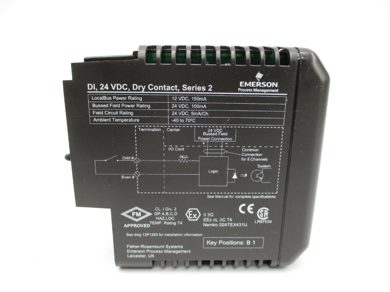 DELTAV 12P2535X042 KJ3201X1-BA1 24VDC NSMP