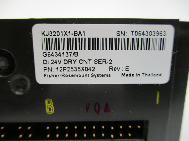 DELTAV 12P2535X042 KJ3201X1-BA1 24VDC NSMP