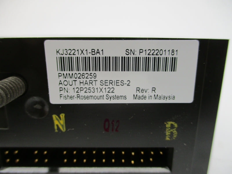 DELTAV 12P2531X122 KJ3221X1-BA1 24VDC NSMP