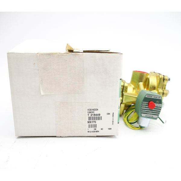 ASCO HC8316G034 125VDC 10-125PSI 1" NSMP