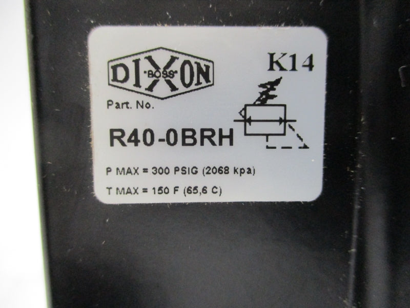 DIXON R40-0BRH 300PSI NSMP