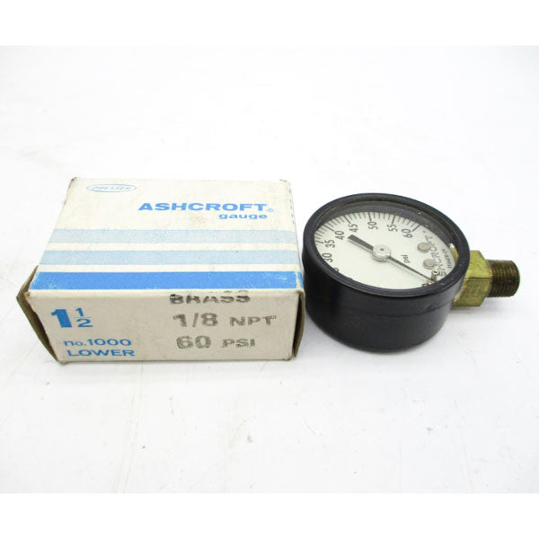 ASHCROFT 211A478-04 0-60PSI 1-1/2" NSMP