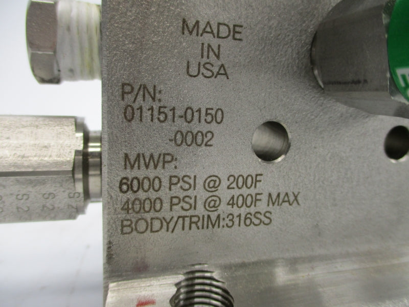 ROSEMOUNT 01151-0150-0002 6000PSI NSNP