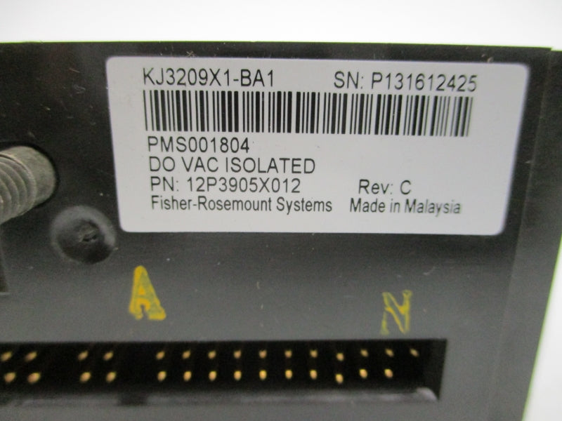 FISHER ROSEMOUNT 12P3905X012 KJ3209X1-BA1 120/230VAC 3A NSNP