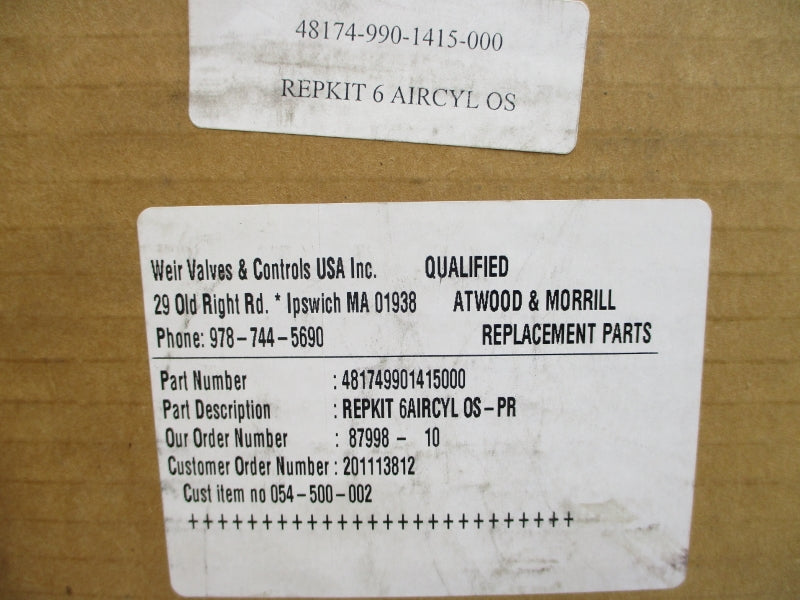 ATWOOD & MORRILL 48174-990-1415-000 NSMP