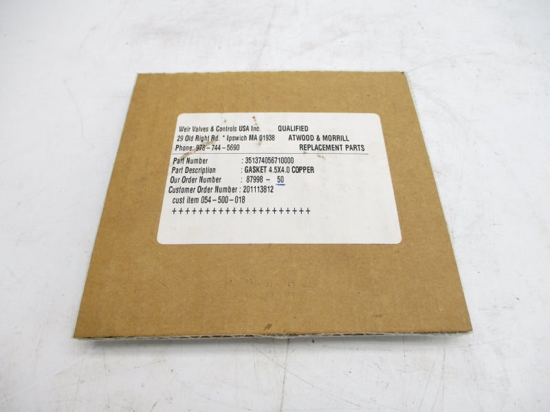 ATWOOD & MORRILL 351374056710000 (PKG OF 5) NSMP