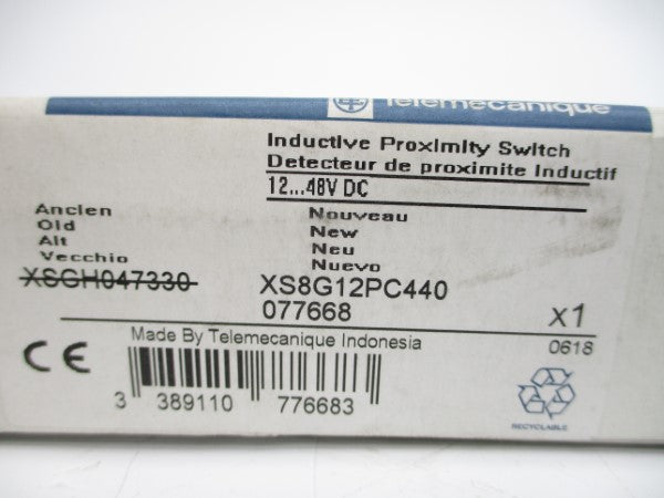 TELEMECANIQUE XS8G12PC440 12-48VDC NSMP