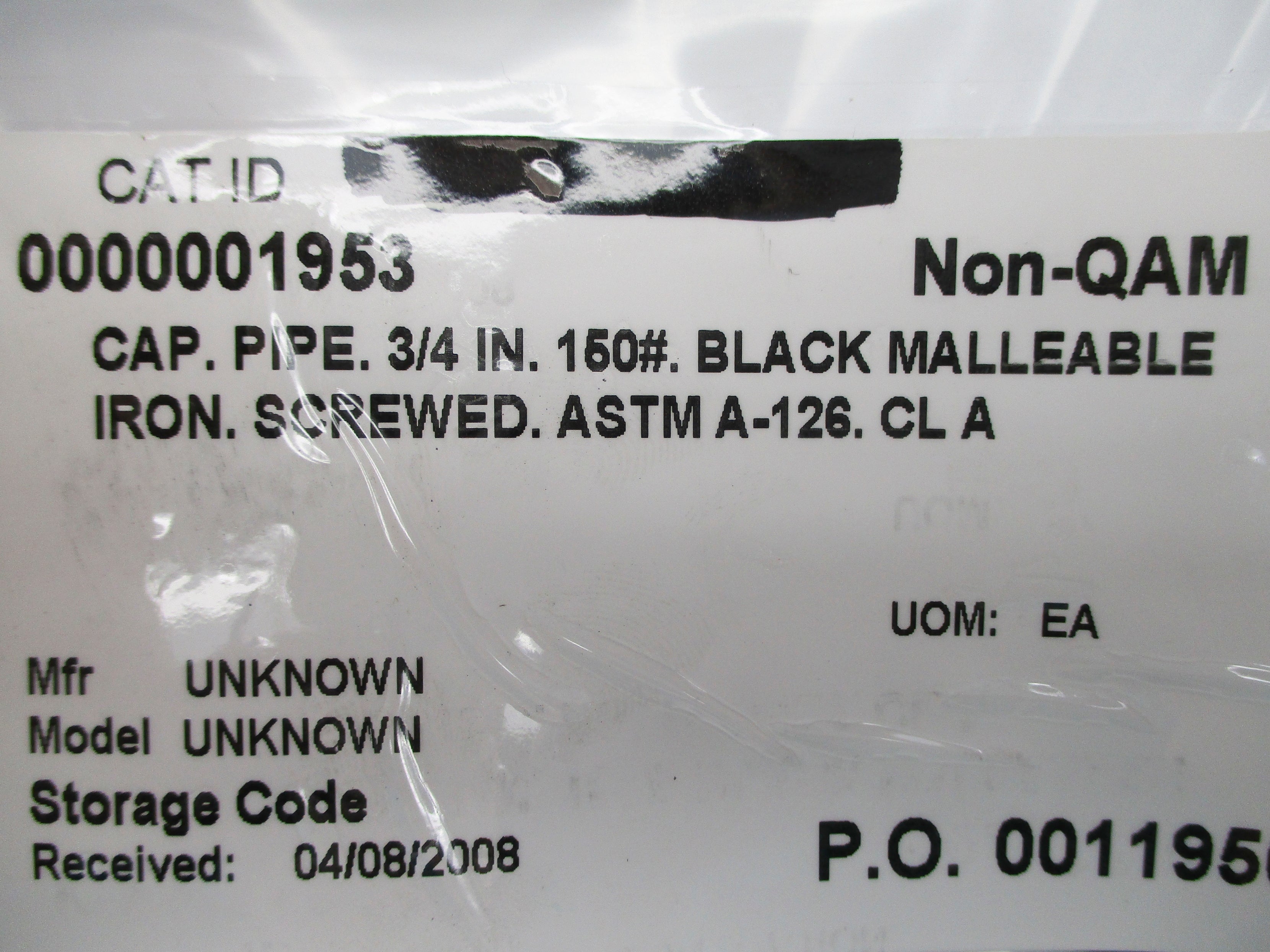 ASTM A-126 3/4" NSNP