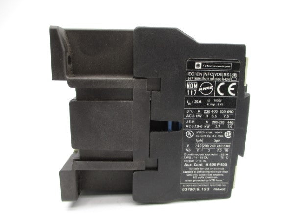 TELEMECANIQUE LC1D1210F7 110V NSNP
