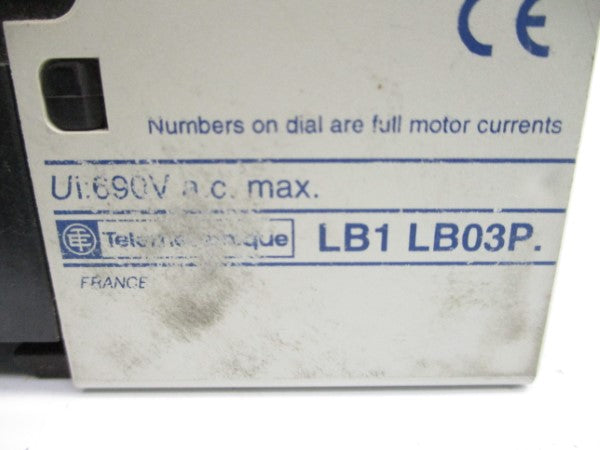 TELEMECANIQUE LB1LB03P07 690VAC 1.6-2.5A UNMP