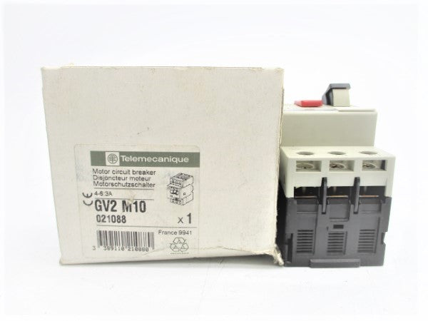 TELEMECANIQUE GV2M10 575VAC 4-6.3A NSMP