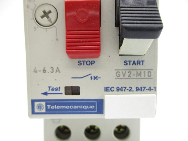 TELEMECANIQUE GV2M10 575VAC 4-6.3A NSMP