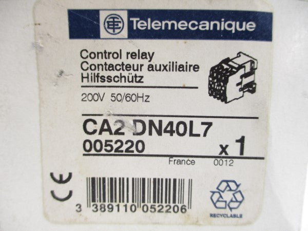 TELEMECANIQUE CA2DN40L7 200V NSMP