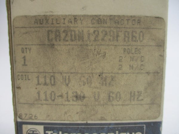 TELEMECANIQUE CA2DN1229FA60 110-120V 10A NSMP