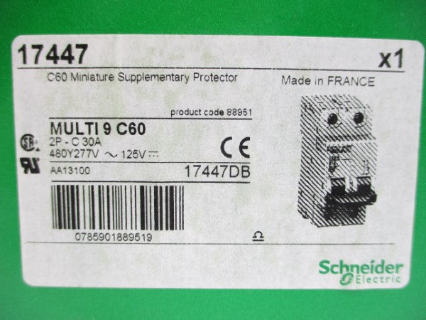 SCHNEIDER ELECTRIC 17447 277V 30A NSMP