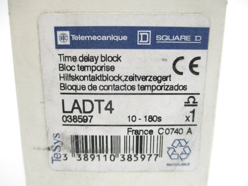TELEMECANIQUE LADT4 690V 10A 10-180S NSMP