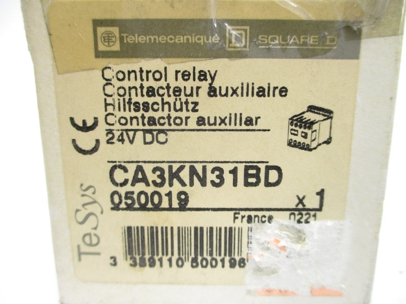 TELEMECANIQUE CA3KN31BD 24VDC NSMP