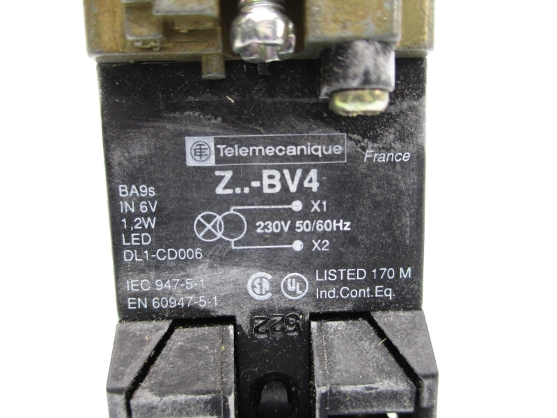 TELEMECANIQUE ZB2BV4 230V (NO LENS) NSMP