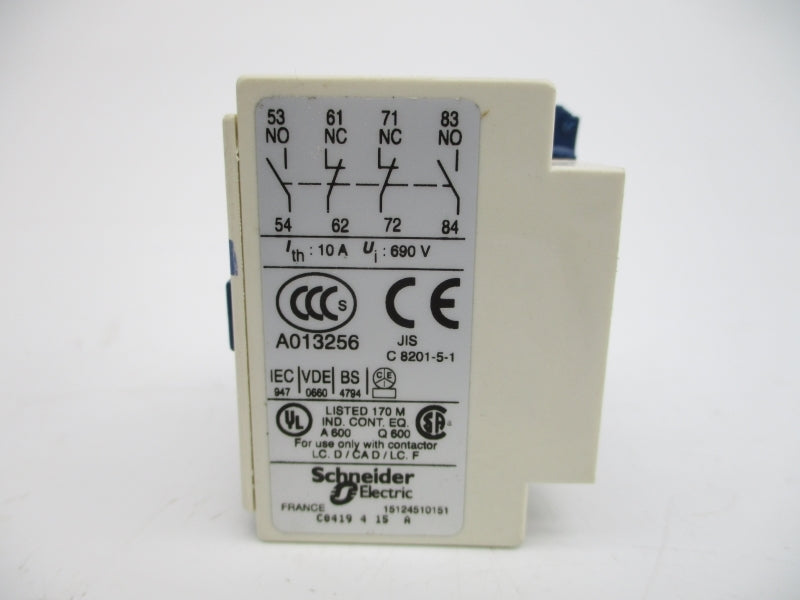 TELEMECANIQUE LADN22 690V 10A NSMP