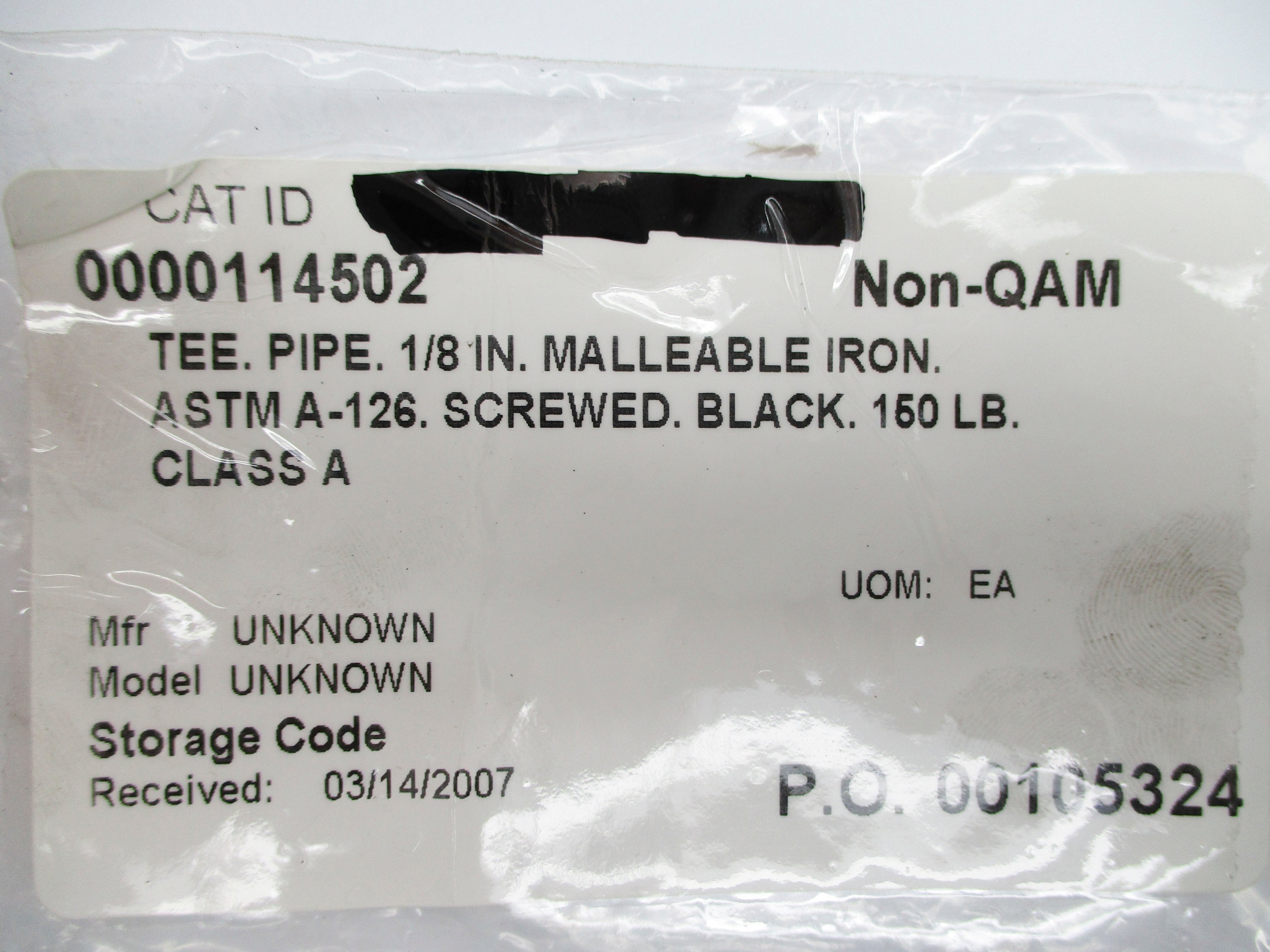 ASTM A-126 1/8" NSNP