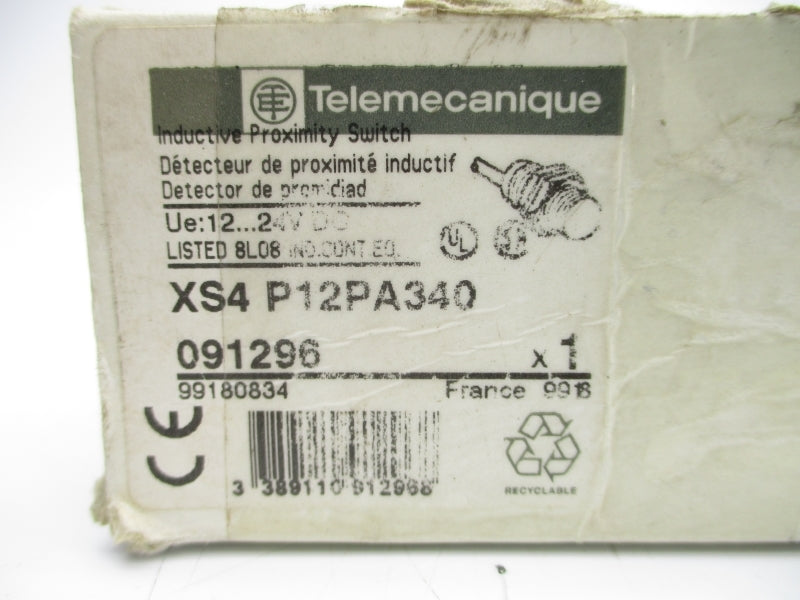 TELEMECANIQUE XS4P12PA340 12-24VDC NSMP