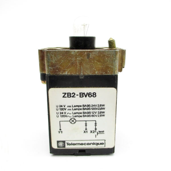 TELEMECANIQUE ZB2-BV68 120V NSNP