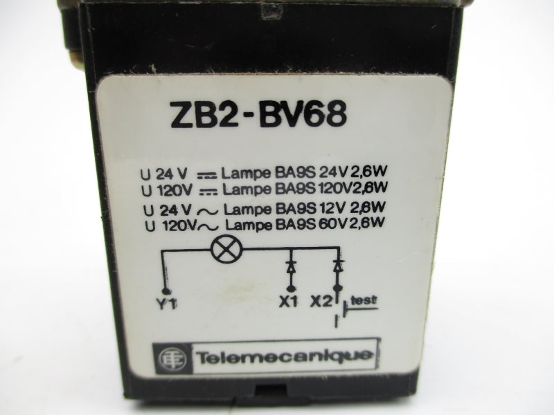 TELEMECANIQUE ZB2-BV68 120V NSNP