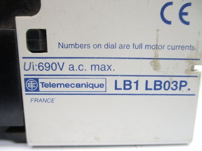TELEMECANIQUE LB1LB03P 690VAC 0.63-1A NSNP