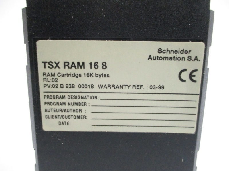 SCHNEIDER AUTOMATION TSXRAM168 NSMP