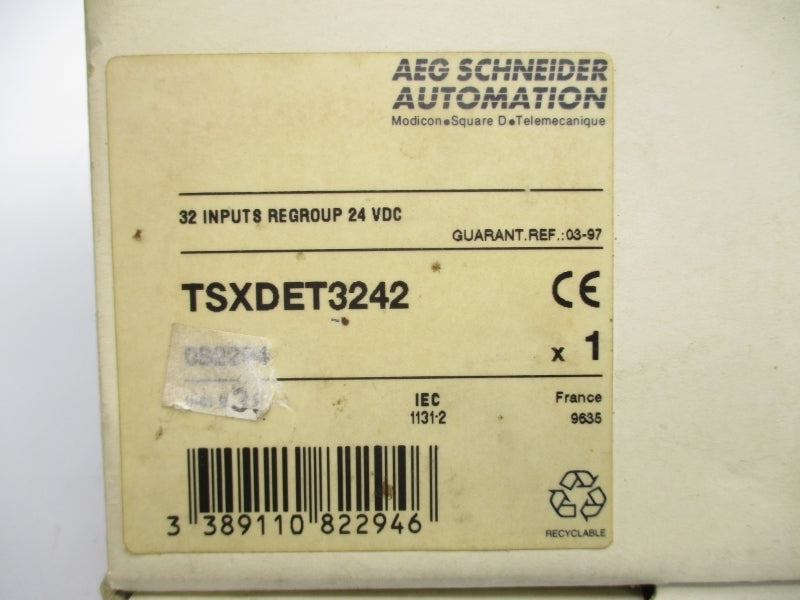 SCHNEIDER AUTOMATION TSXDET3242 24VDC NSMP