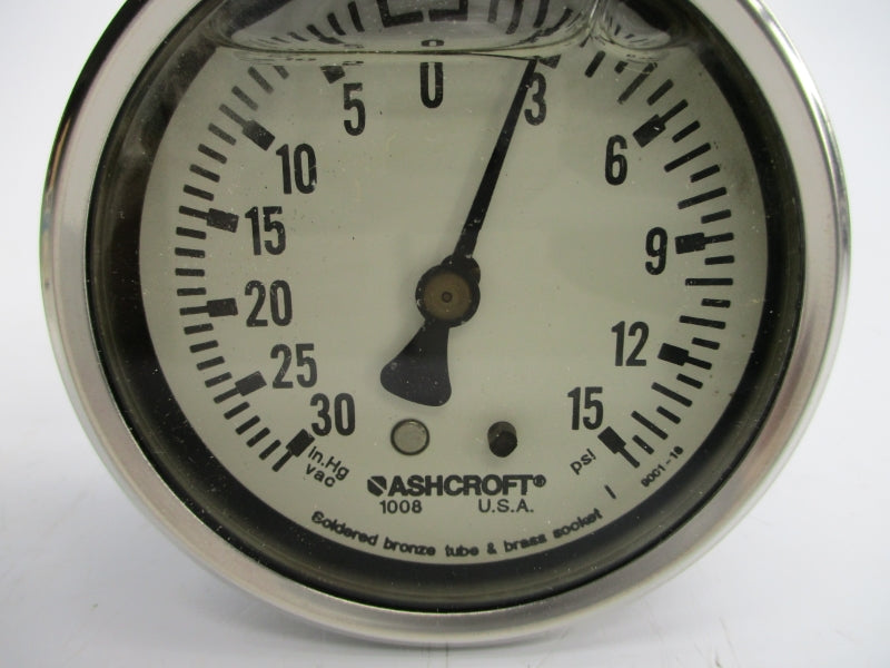 ASHCROFT 631008AL02B15#&VAC 0/15PSI NSMP