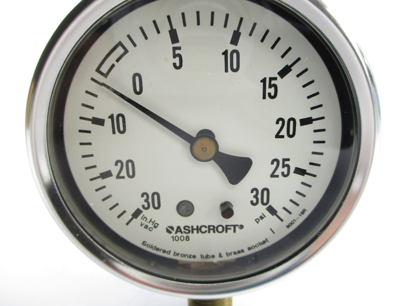 ASHCROFT 631008AL02L30#&VAC 0/30PSI NSMP