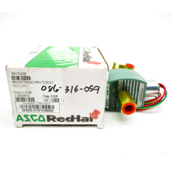 ASCO 8317G035 22/24V 5-150PSI 1/4" NSMP
