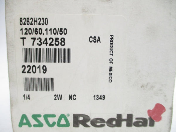 ASCO 8262H230 110/120V 90PSI 1/4" NSMP