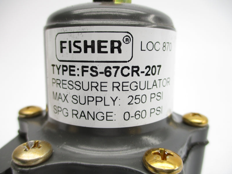 FISHER FS-67CR-207 0-60PSI 1/4" NSMP