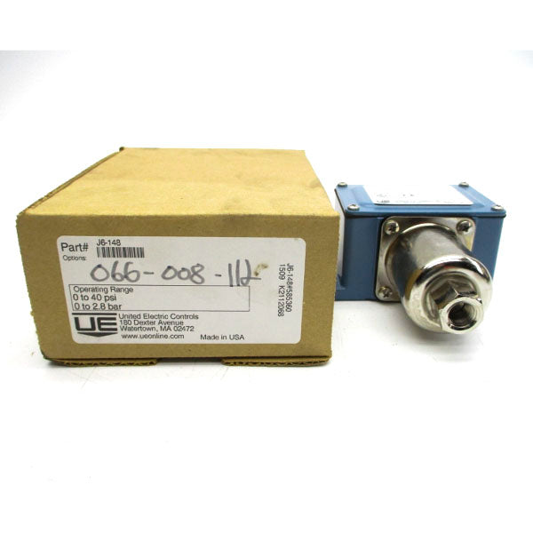 UNITED ELECTRIC J6-148 480VAC 15A 0-40PSI NSMP