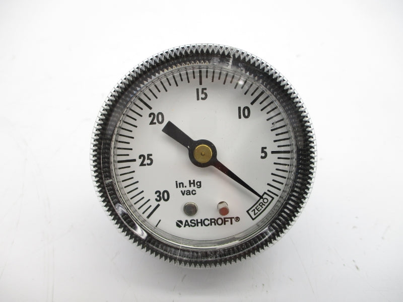 ASHCROFT 20W1001TH02BXUCVAC 0/30"HGVAC 2" NSMP