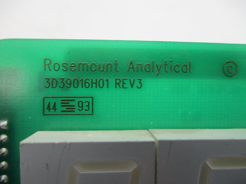 ROSEMOUNT ANALYTICAL 3D39016H01 REV. 3 NSNP