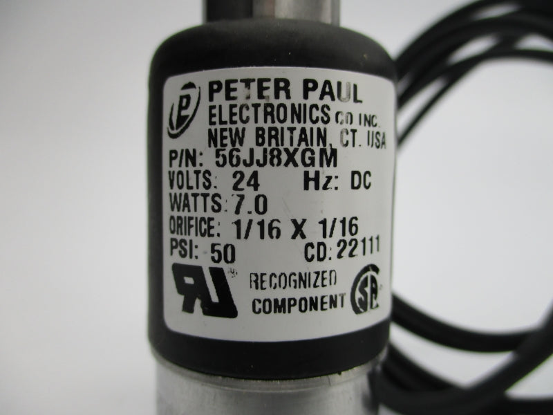 PETER PAUL 56JJ8XGM 24VDC 50PSI NSNP