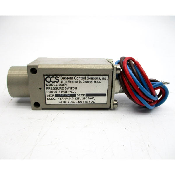CCS 690P1 250VAC 11A 1050PSI NSNP