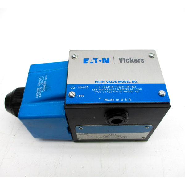 VICKERS F3-DG4S4-012A-B-60 02-119492 110/120V .69/.85A NSNP